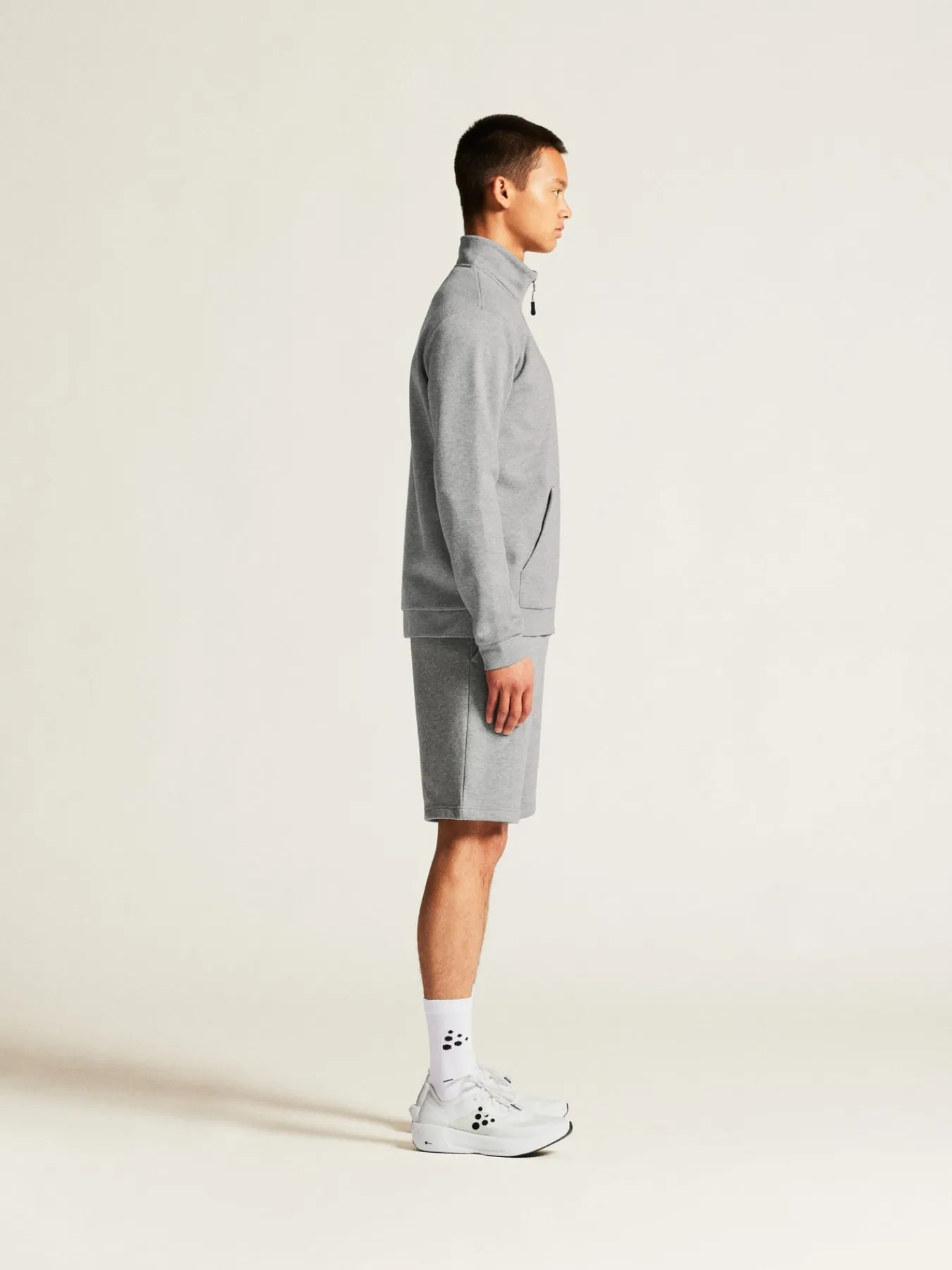 Gensere>Craft Sportswear Community 2.0 Zip Jkt M Grey melange