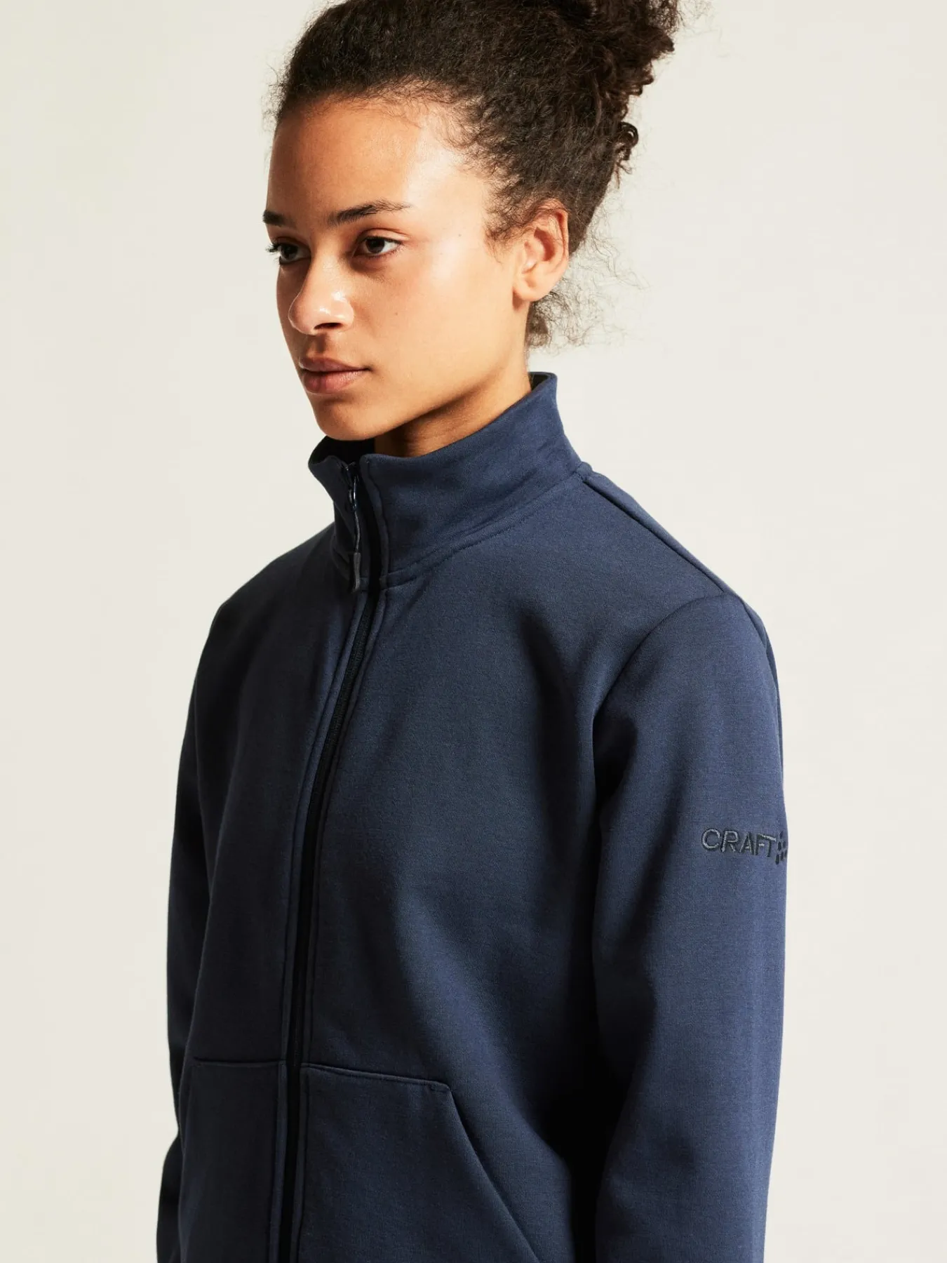 Gensere>Craft Sportswear Community 2.0 Zip Jkt W Navy