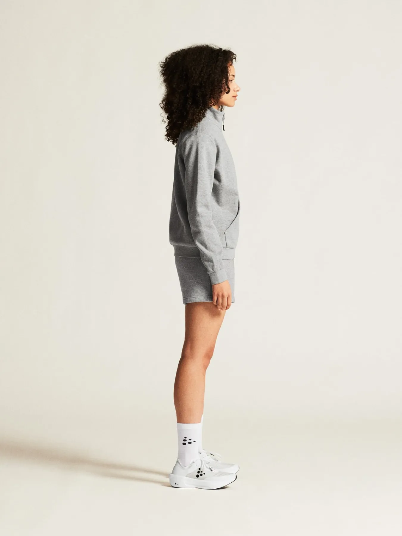 Gensere>Craft Sportswear Community 2.0 Zip Jkt W Grey melange