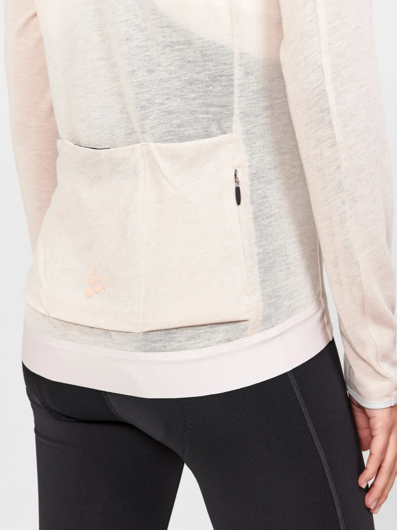 Gensere|Sykling>Craft Sportswear Core Bike Essence Wool LS Jersey W Plaster-Melange