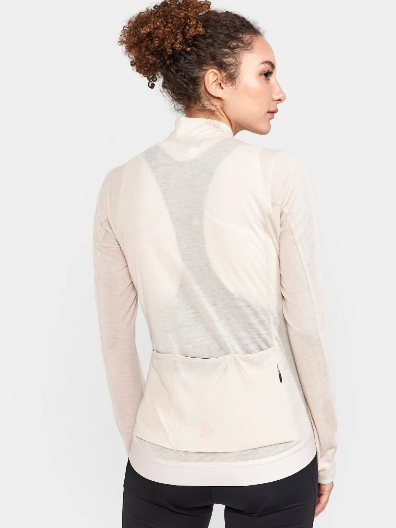 Gensere|Sykling>Craft Sportswear Core Bike Essence Wool LS Jersey W Plaster-Melange
