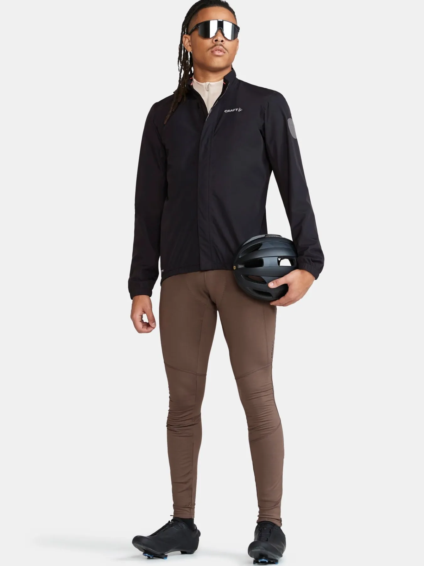 T-Skjorter & Singleter|Sykling>Craft Sportswear Core Bike Essence Wool LS Jersey M Plaster-Melange