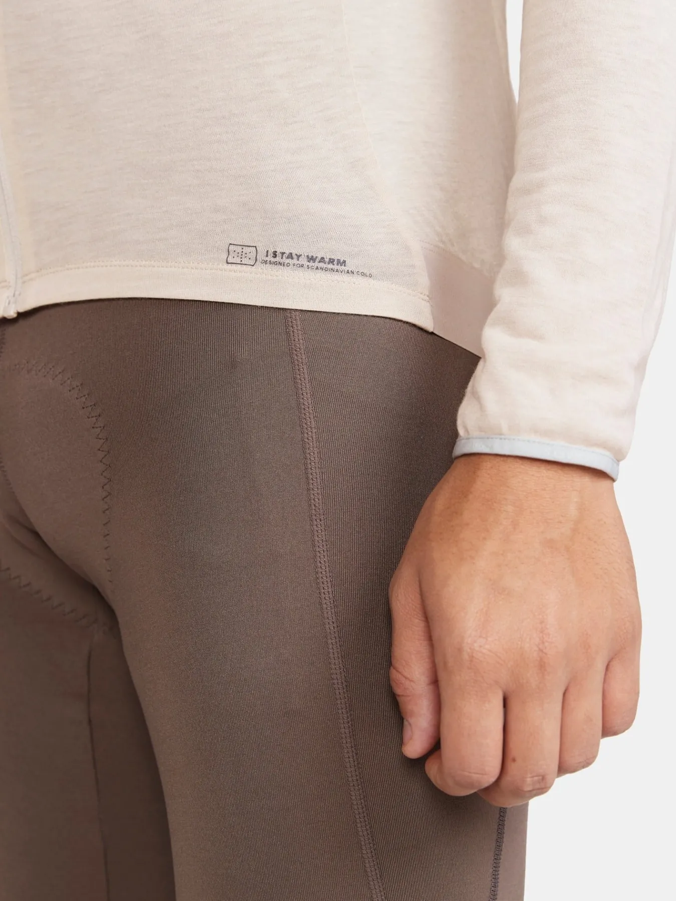 T-Skjorter & Singleter|Sykling>Craft Sportswear Core Bike Essence Wool LS Jersey M Plaster-Melange