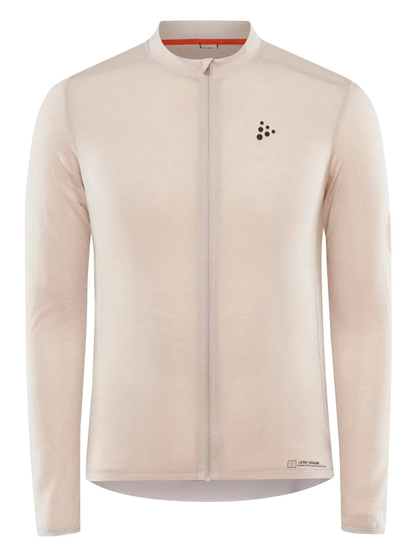 T-Skjorter & Singleter|Sykling>Craft Sportswear Core Bike Essence Wool LS Jersey M Plaster-Melange