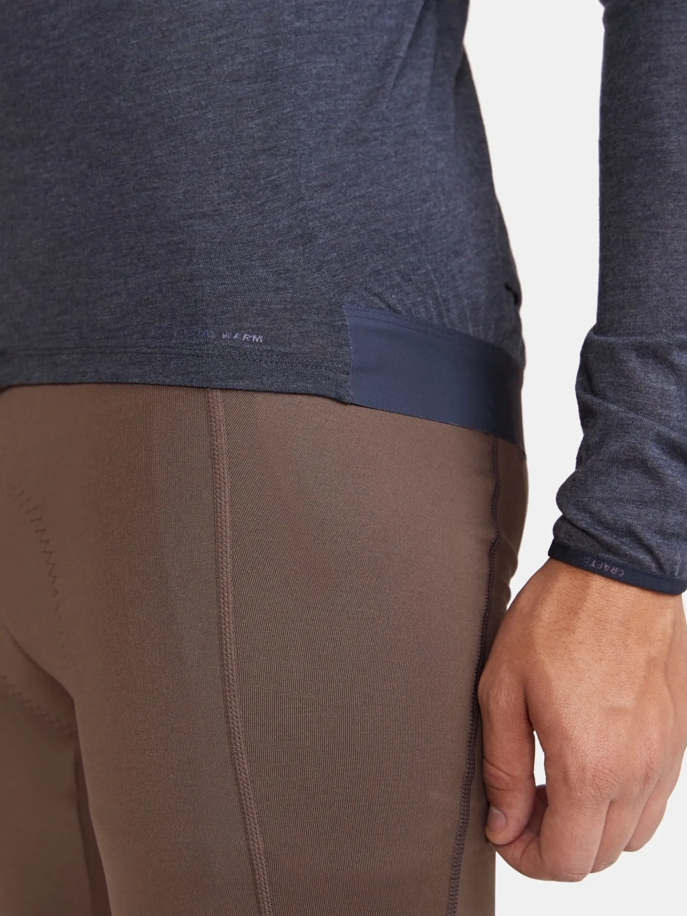 T-Skjorter & Singleter|Sykling>Craft Sportswear Core Bike Essence Wool LS Jersey M Blaze-Melange