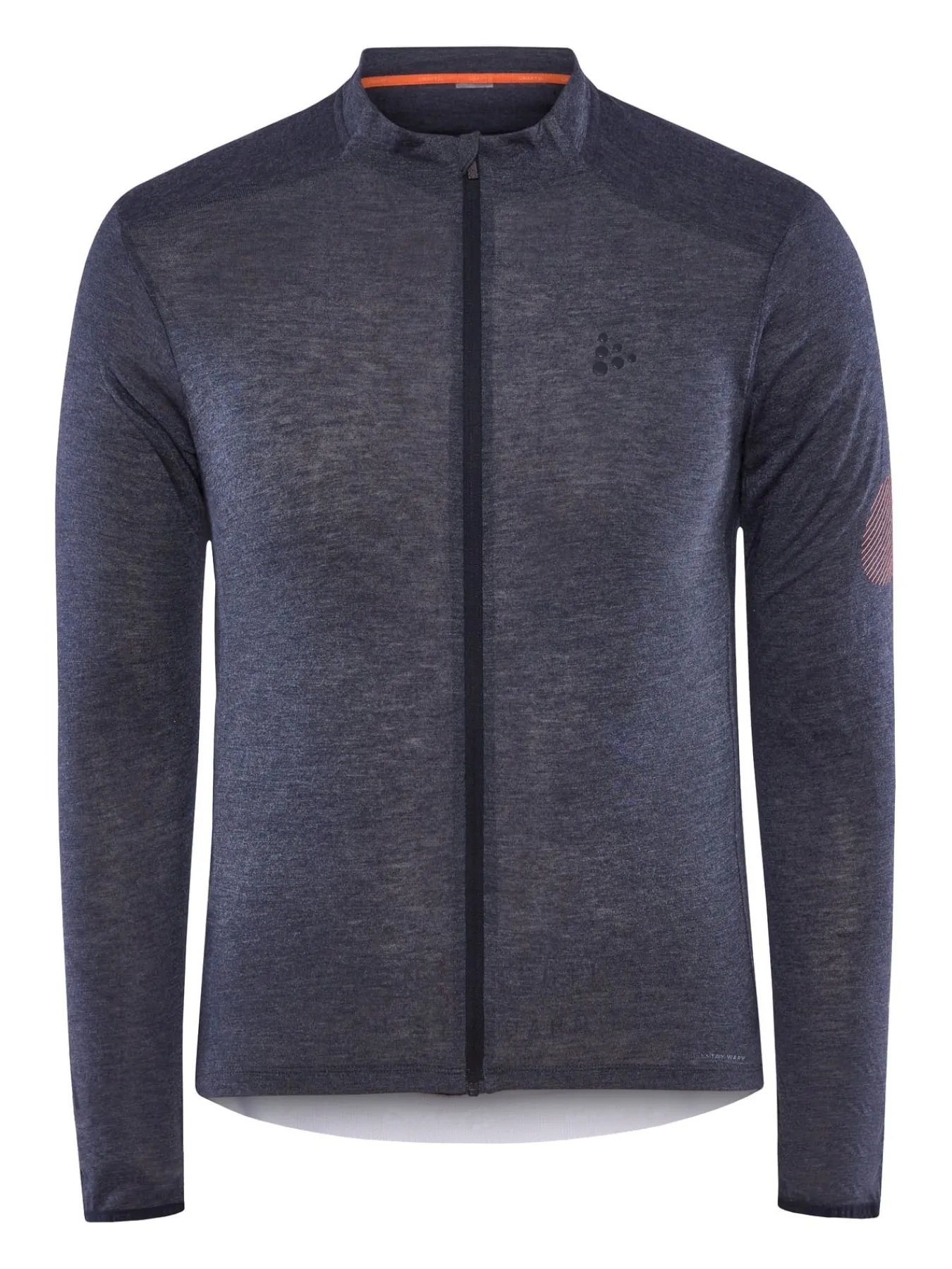T-Skjorter & Singleter|Sykling>Craft Sportswear Core Bike Essence Wool LS Jersey M Blaze-Melange