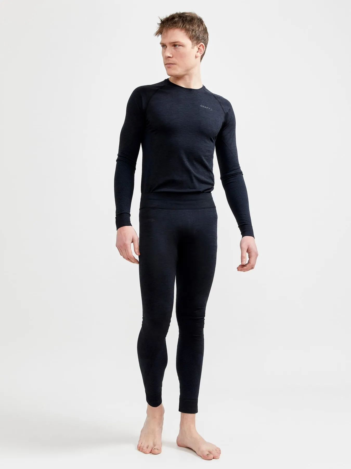 T-Skjorter & Singleter|Ull- & Superundertøy>Craft Sportswear CORE Dry Active Comfort Ls M Black