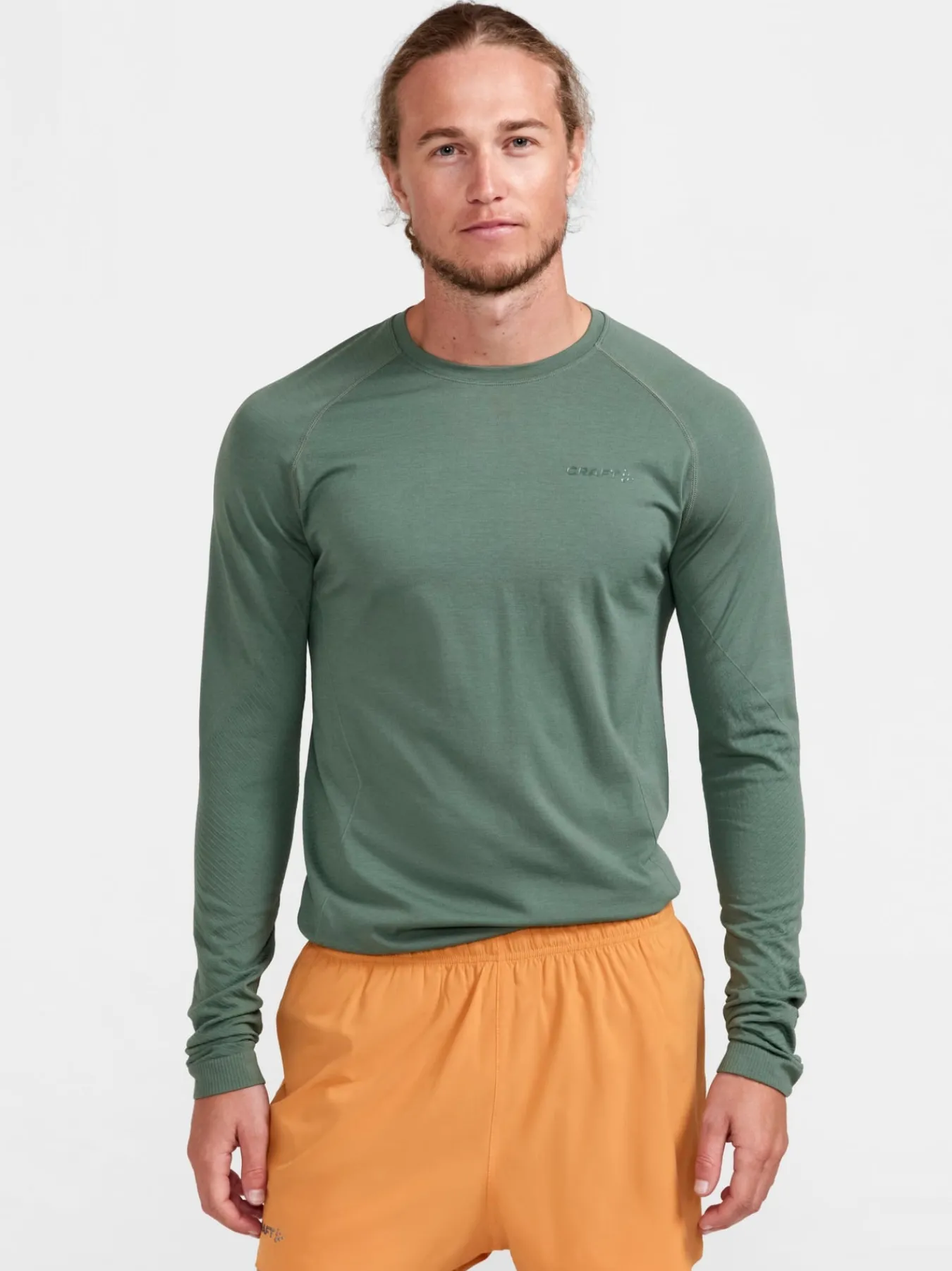 T-Skjorter & Singleter|Ull- & Superundertøy>Craft Sportswear CORE Dry Active Comfort Ls M Moss