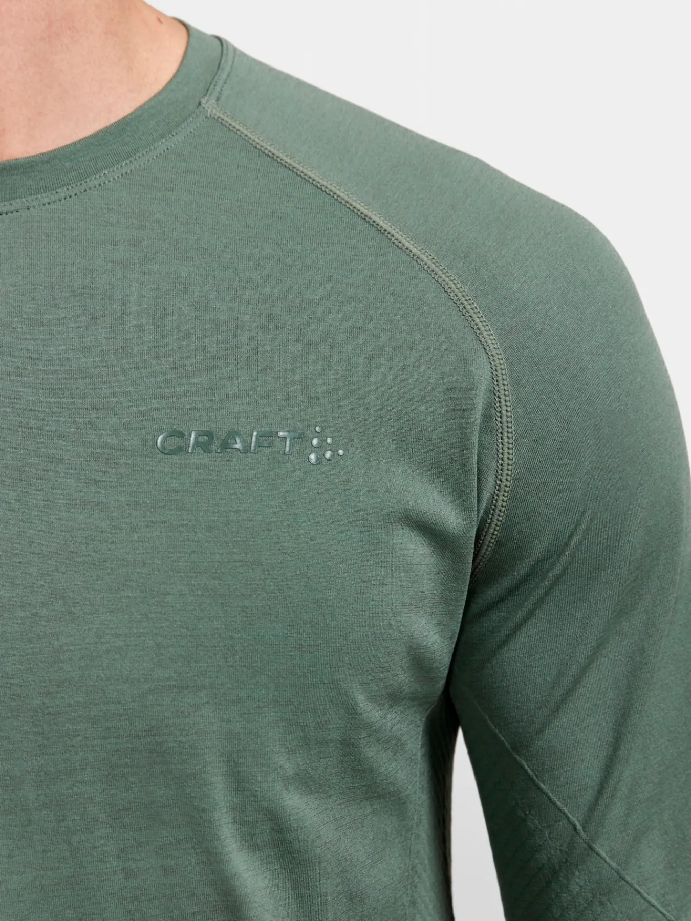 T-Skjorter & Singleter|Ull- & Superundertøy>Craft Sportswear CORE Dry Active Comfort Ls M Moss
