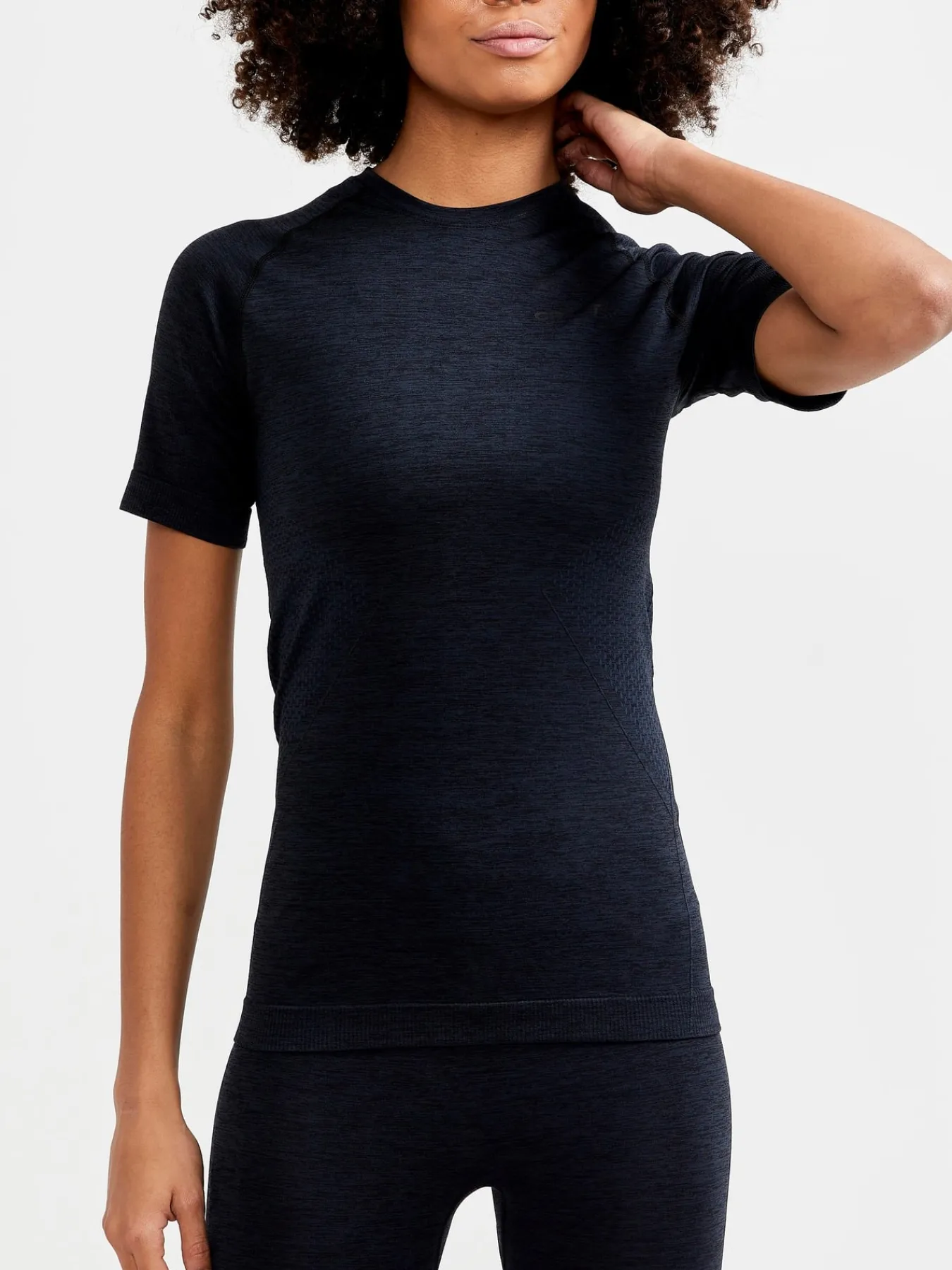T-Skjorter & Singleter|Ull- & Superundertøy>Craft Sportswear CORE Dry Active Comfort Ss W Black