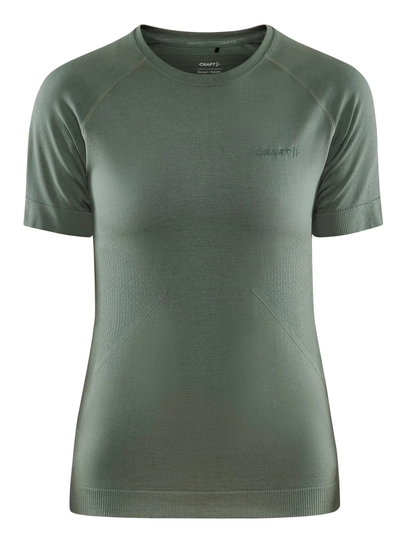 T-Skjorter & Singleter|Ull- & Superundertøy>Craft Sportswear CORE Dry Active Comfort Ss W Moss