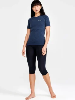 T-Skjorter & Singleter|Ull- & Superundertøy>Craft Sportswear CORE Dry Active Comfort Ss W Blaze