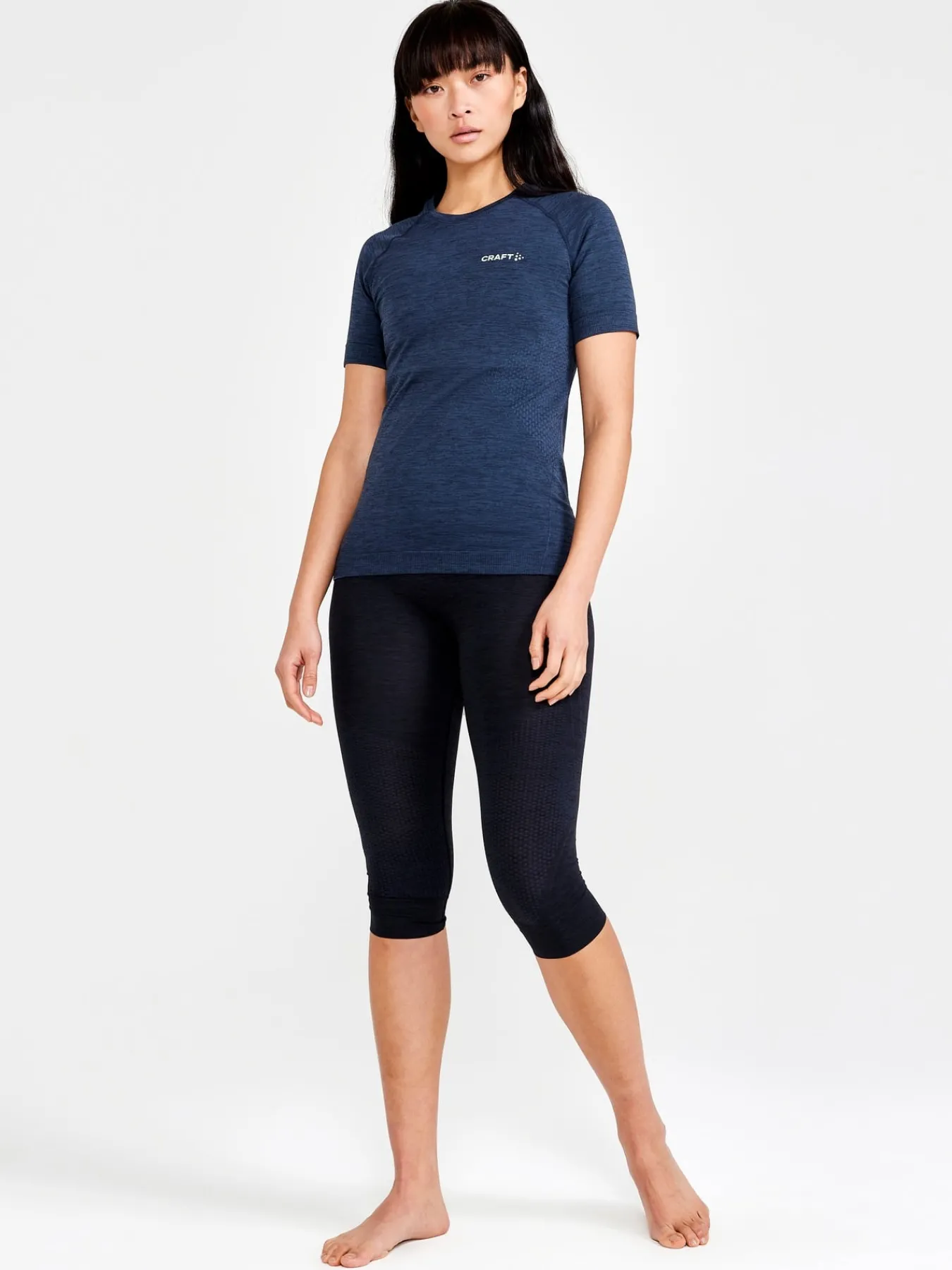 T-Skjorter & Singleter|Ull- & Superundertøy>Craft Sportswear CORE Dry Active Comfort Ss W Blaze