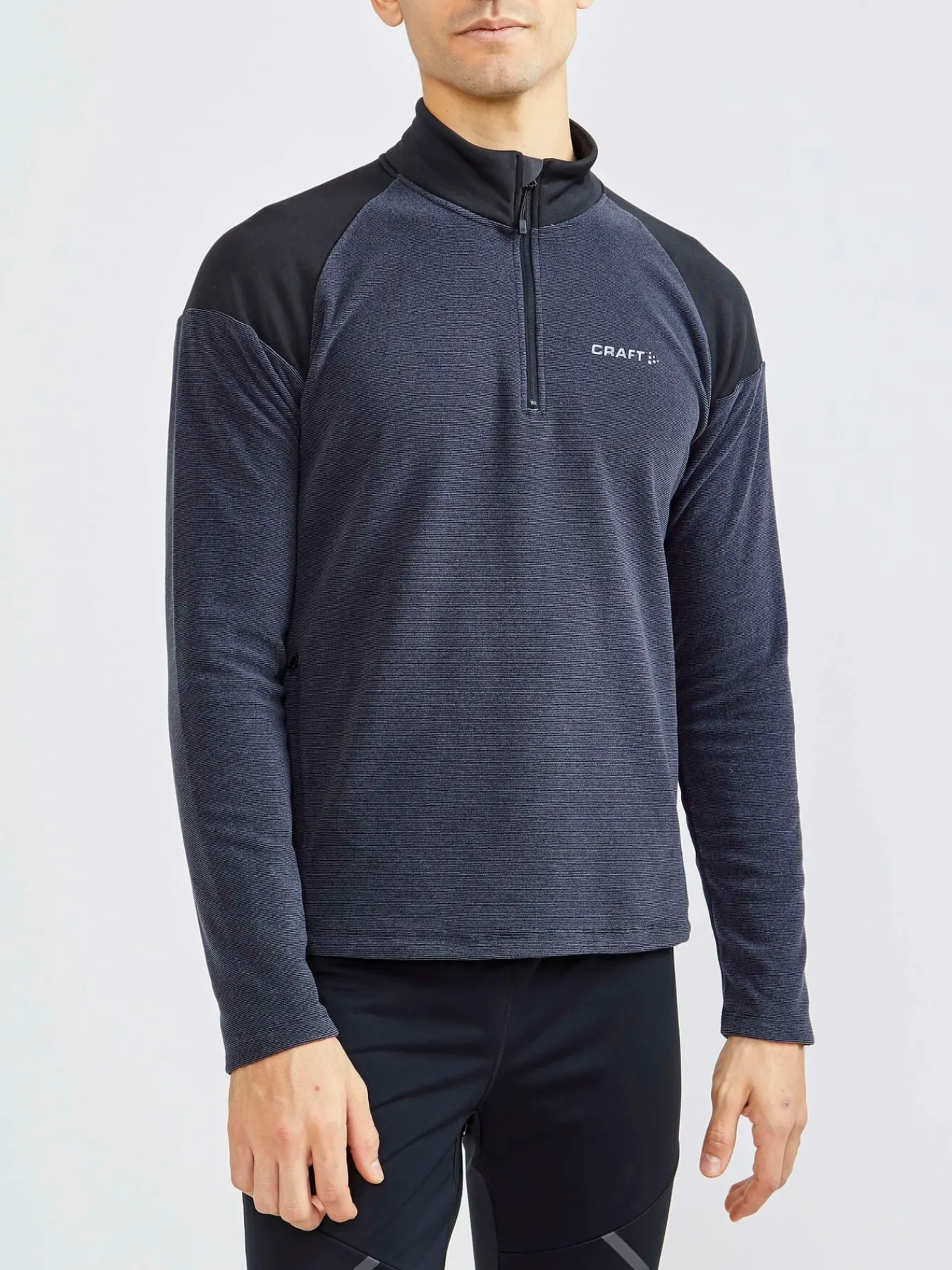 Mellomlag & Fleece|Mellomlag>Craft Sportswear CORE Edge Thermal midlayer M BLACK-ASPHALT