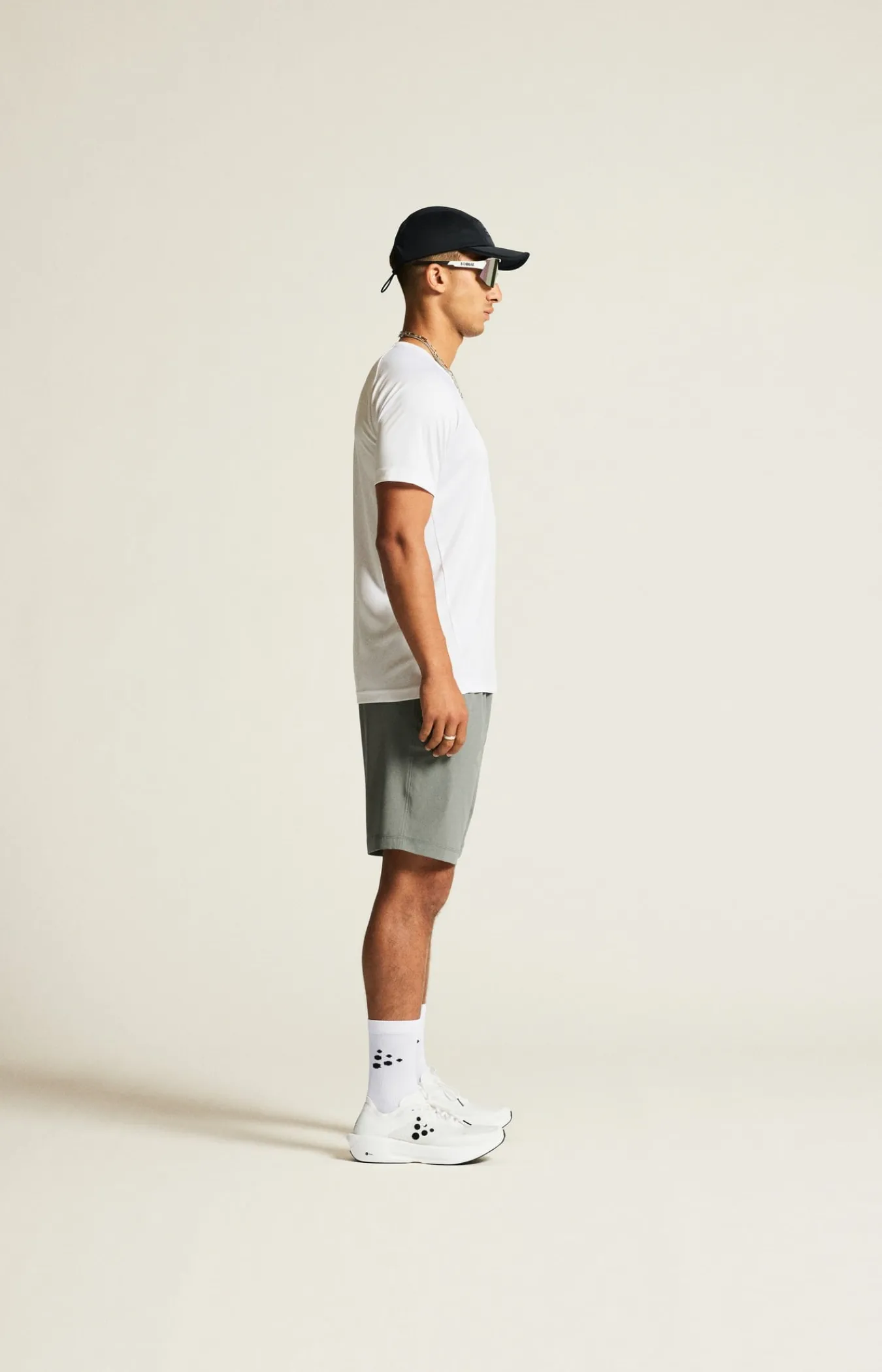T-Skjorter & Singleter|Trening>Craft Sportswear CORE Essence Logo Tee M White/Granite