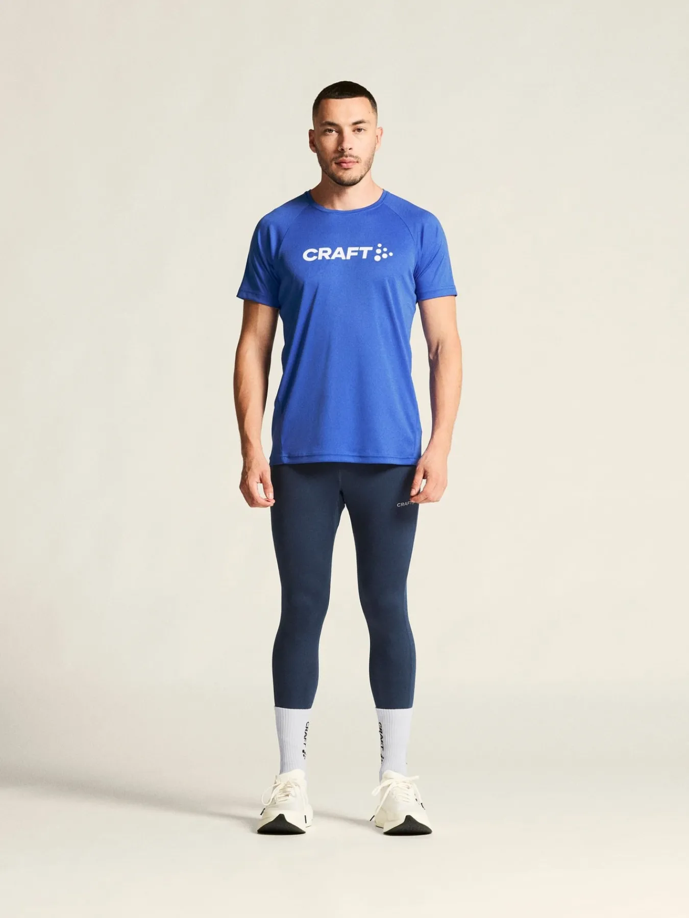 T-Skjorter & Singleter|Trening>Craft Sportswear CORE Essence Logo Tee M Ink Blue