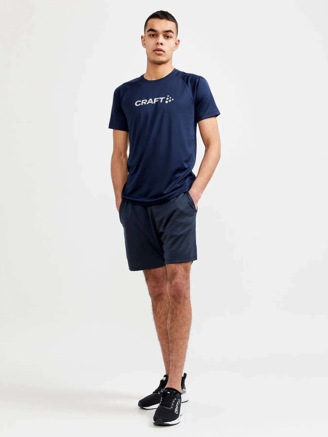 T-Skjorter & Singleter|Trening>Craft Sportswear CORE Essence Logo Tee M Blaze