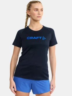 T-Skjorter & Singleter|Trening>Craft Sportswear CORE Essence Logo Tee W Blaze-Jump