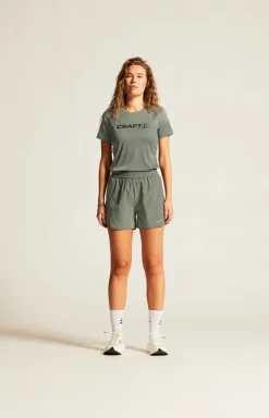 T-Skjorter & Singleter|Trening>Craft Sportswear CORE Essence Logo Tee W Leaf