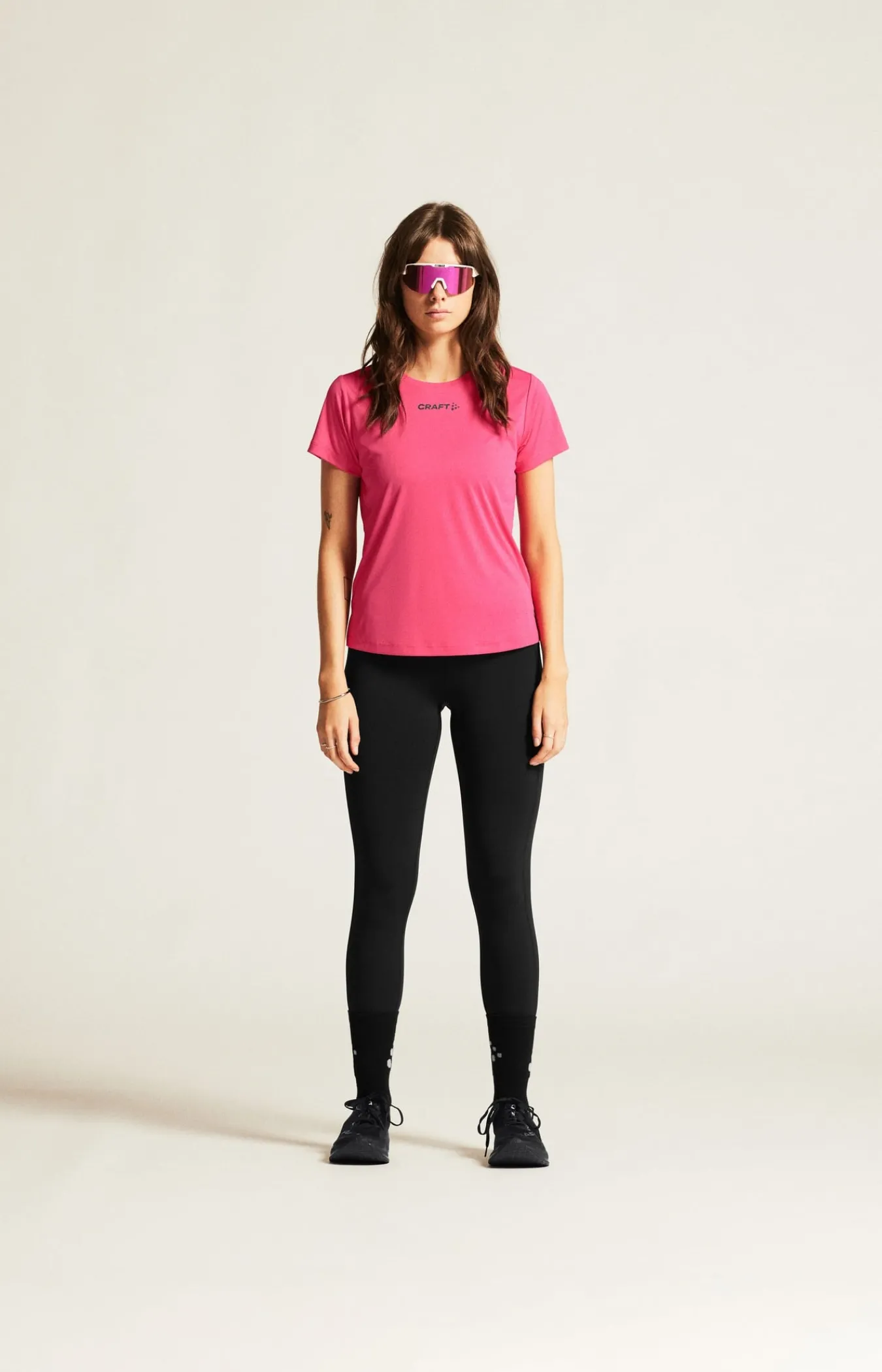 T-Skjorter & Singleter|Trening>Craft Sportswear CORE Essence Ss Tee 2 W Fame
