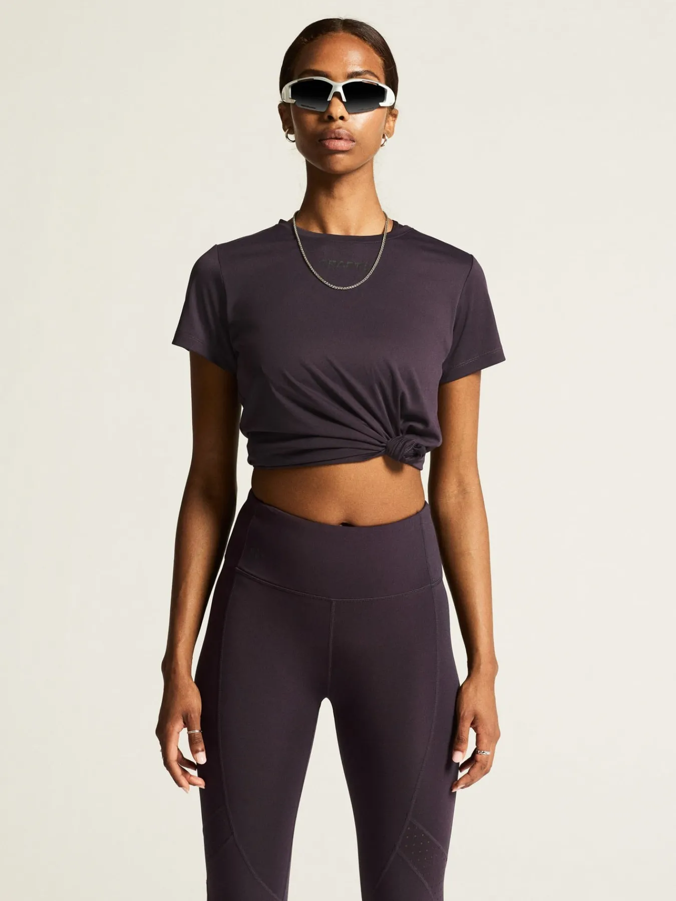 T-Skjorter & Singleter|Trening>Craft Sportswear CORE Essence Ss Tee 2 W Dk Plum