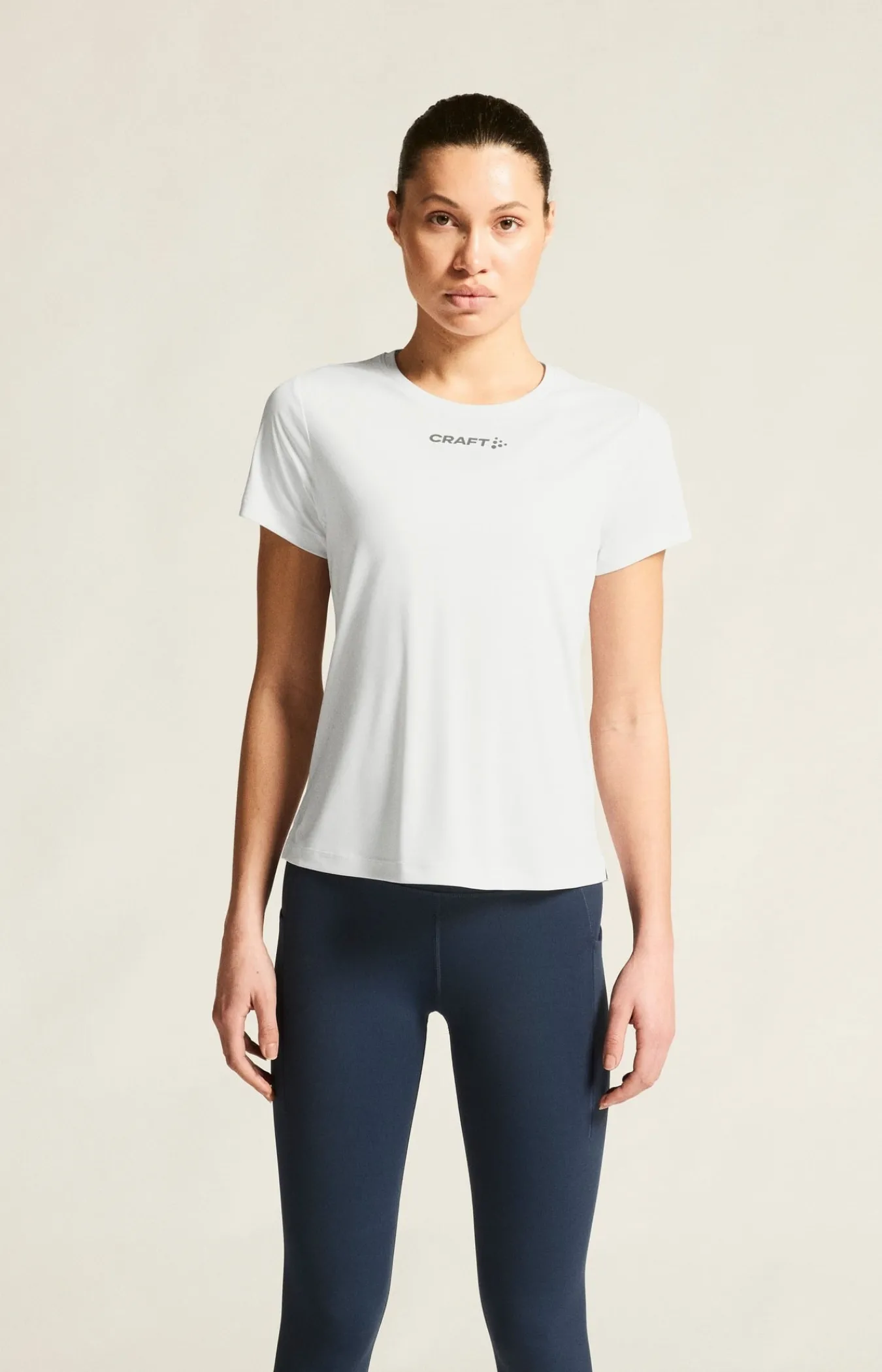 T-Skjorter & Singleter|Trening>Craft Sportswear CORE Essence Ss Tee 2 W White