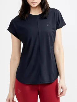 T-Skjorter & Singleter|Løping>Craft Sportswear Core Essence SS Tee W Black