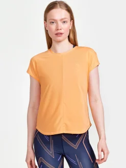 T-Skjorter & Singleter|Løping>Craft Sportswear Core Essence SS Tee W Peach