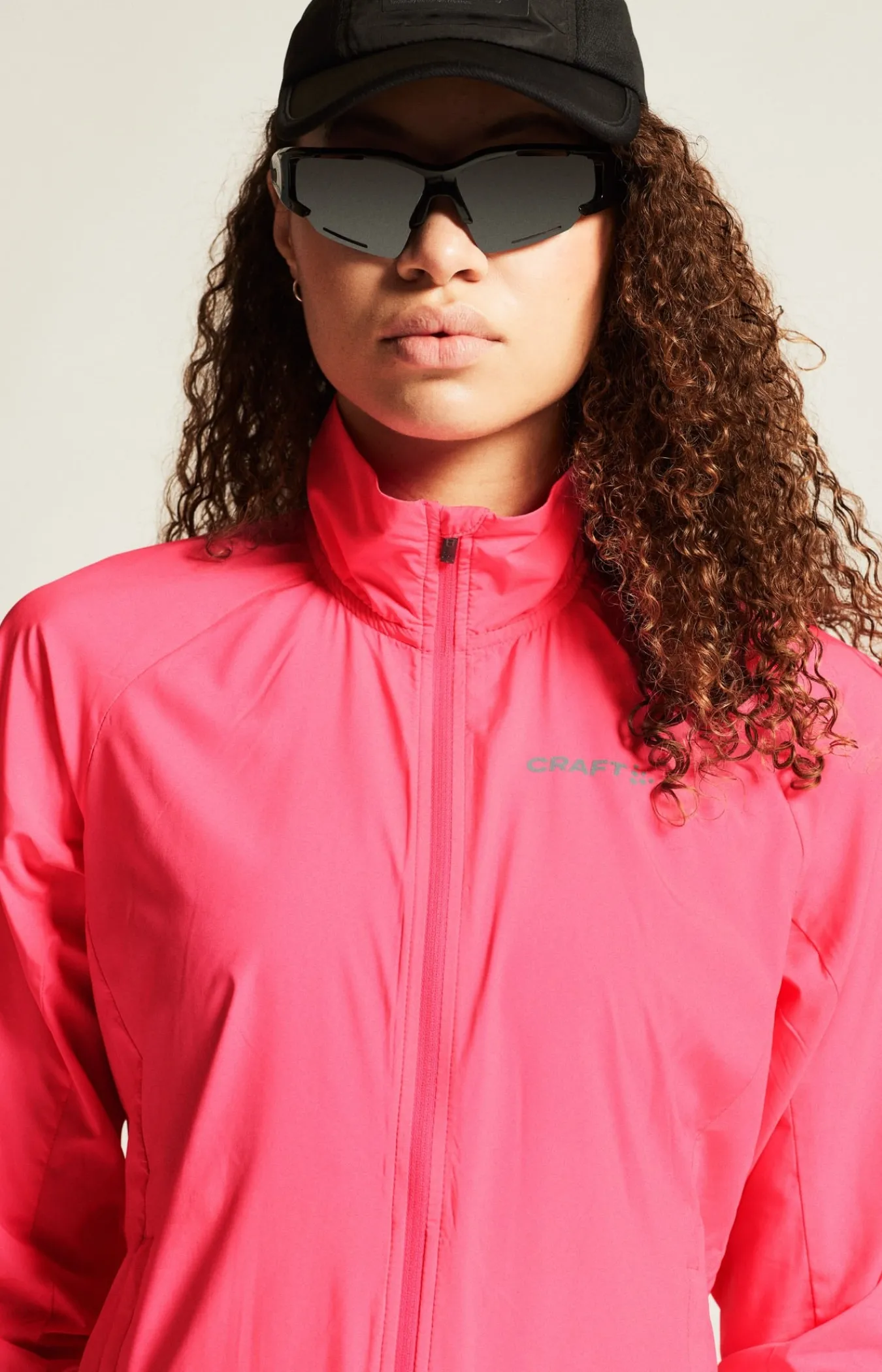Jakker & Vester|Løping>Craft Sportswear CORE Essence Wind Jacket W Fuchsia