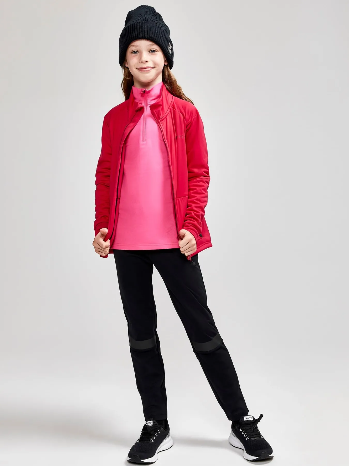 Gensere|Mellomlag>Craft Sportswear CORE Gain Midlayer Jr FAME