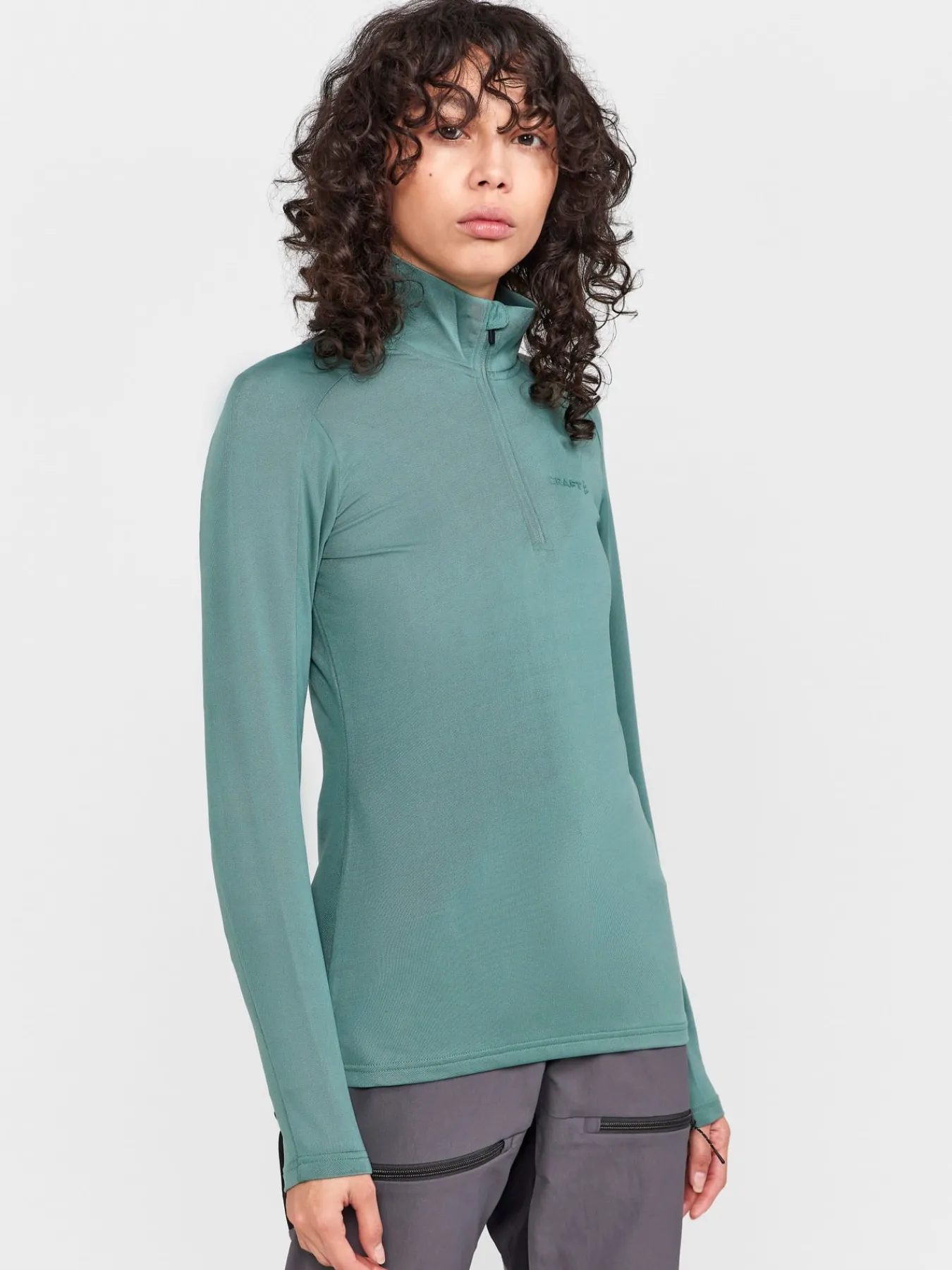 Mellomlag & Fleece|Mellomlag>Craft Sportswear CORE Gain Midlayer W Thyme