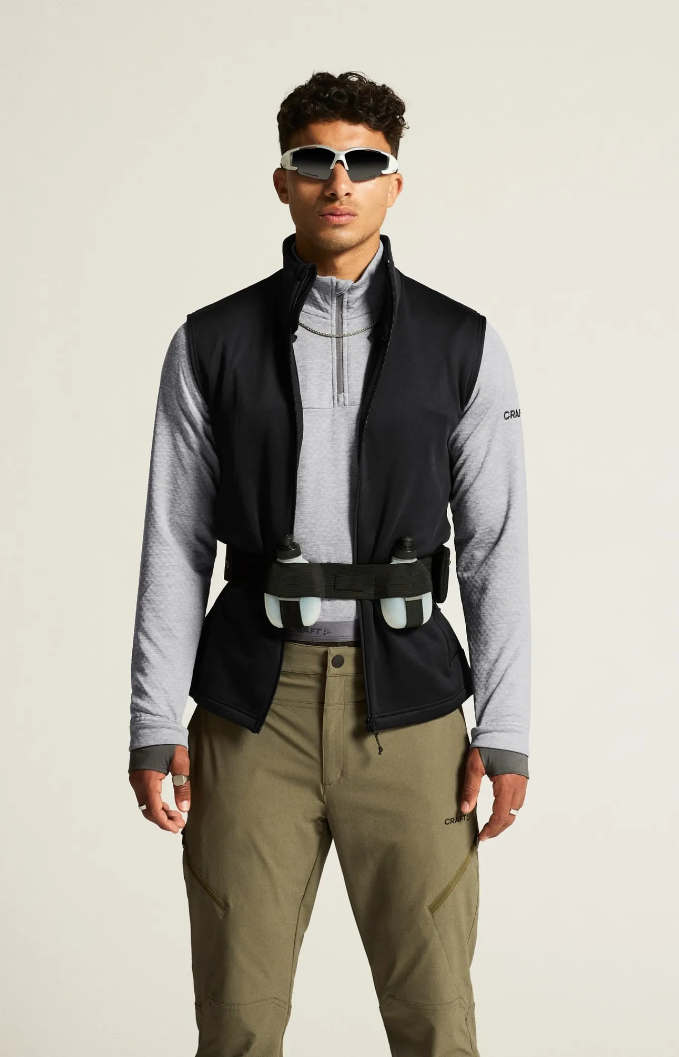 Mellomlag & Fleece|Mellomlag>Craft Sportswear CORE Gain Thermal Midlayer M Grey Melange
