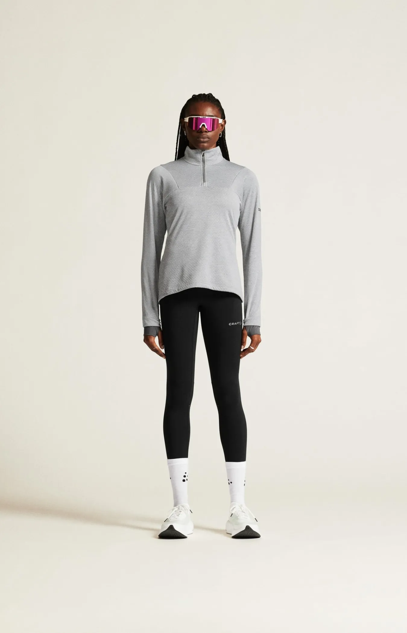 Mellomlag & Fleece|Mellomlag>Craft Sportswear CORE Gain Thermal Midlayer W Grey Melange