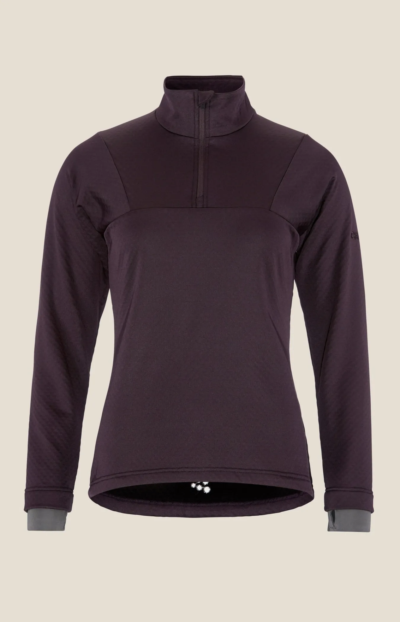 Mellomlag & Fleece|Mellomlag>Craft Sportswear CORE Gain Thermal Midlayer W Dk Plum