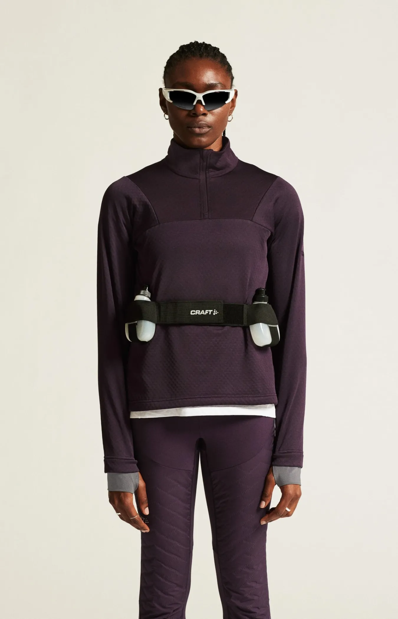 Mellomlag & Fleece|Mellomlag>Craft Sportswear CORE Gain Thermal Midlayer W Dk Plum