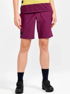 Shorts & Skjørt|Sykling>Craft Sportswear Core Offroad XT Shorts W Burgundy