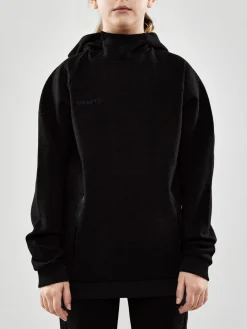 Gensere>Craft Sportswear CORE Soul Hood Sweatshirt Jr Black