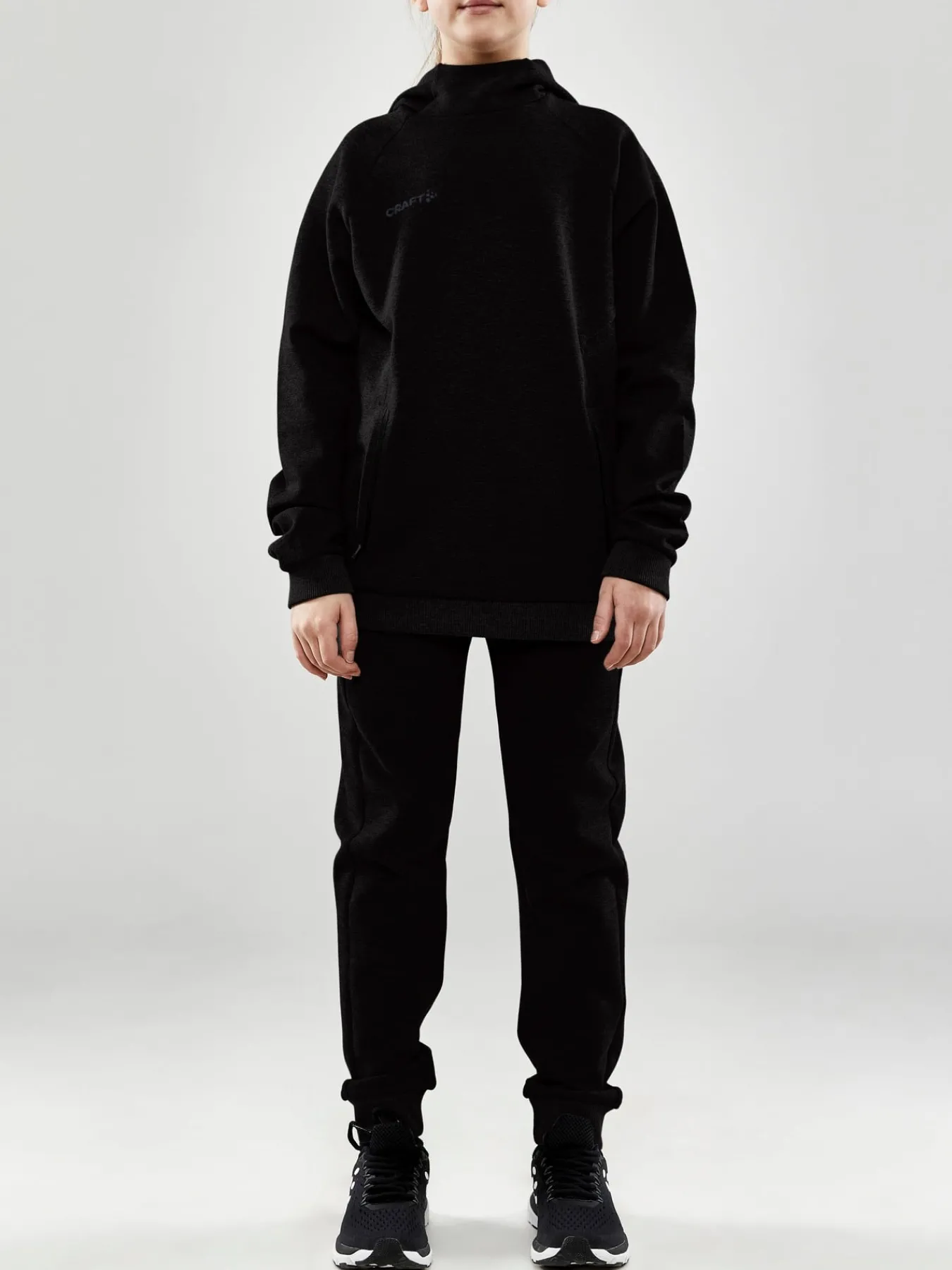 Gensere>Craft Sportswear CORE Soul Hood Sweatshirt Jr Black