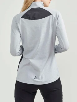 Mellomlag & Fleece|Mellomlag>Craft Sportswear CORE Trim Thermal midlayer W GREY MELANGE