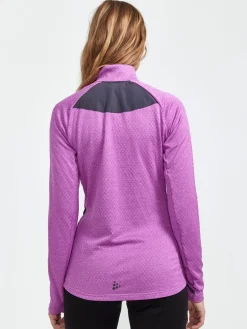 Mellomlag & Fleece|Mellomlag>Craft Sportswear CORE Trim Thermal midlayer W Cassius-Melange