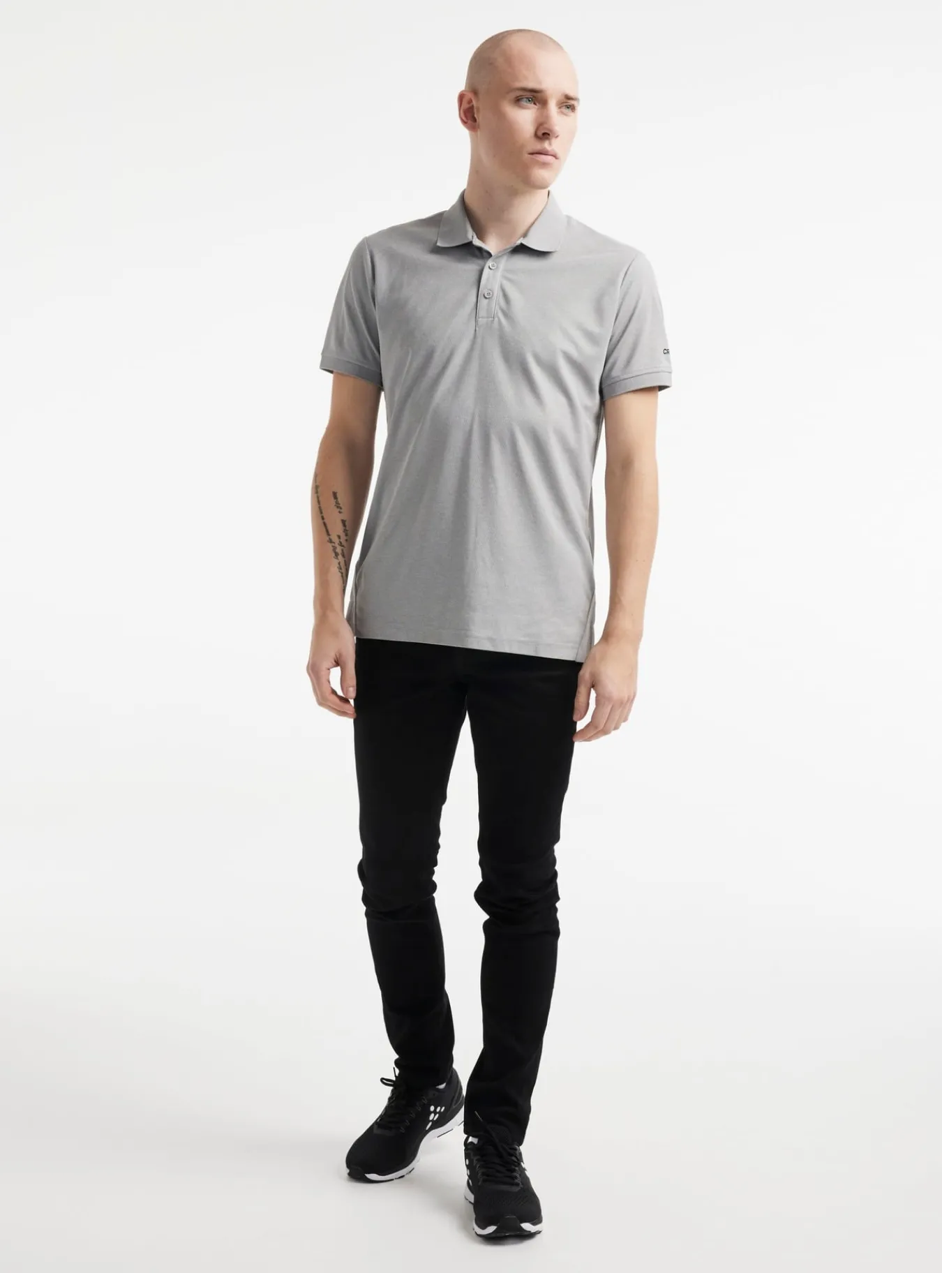 T-Skjorter & Singleter>Craft Sportswear CORE Unify Polo Shirt M Dk Grey Melange