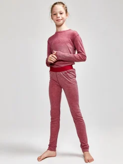 Ullundertøy>Craft Sportswear CORE Wool Merino Set J Rose-Melange