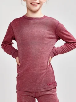 Ullundertøy>Craft Sportswear CORE Wool Merino Set J Rose-Melange