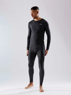Ull- & Superundertøy|Ullundertøy>Craft Sportswear CORE Wool Merino Set M Black-Melange