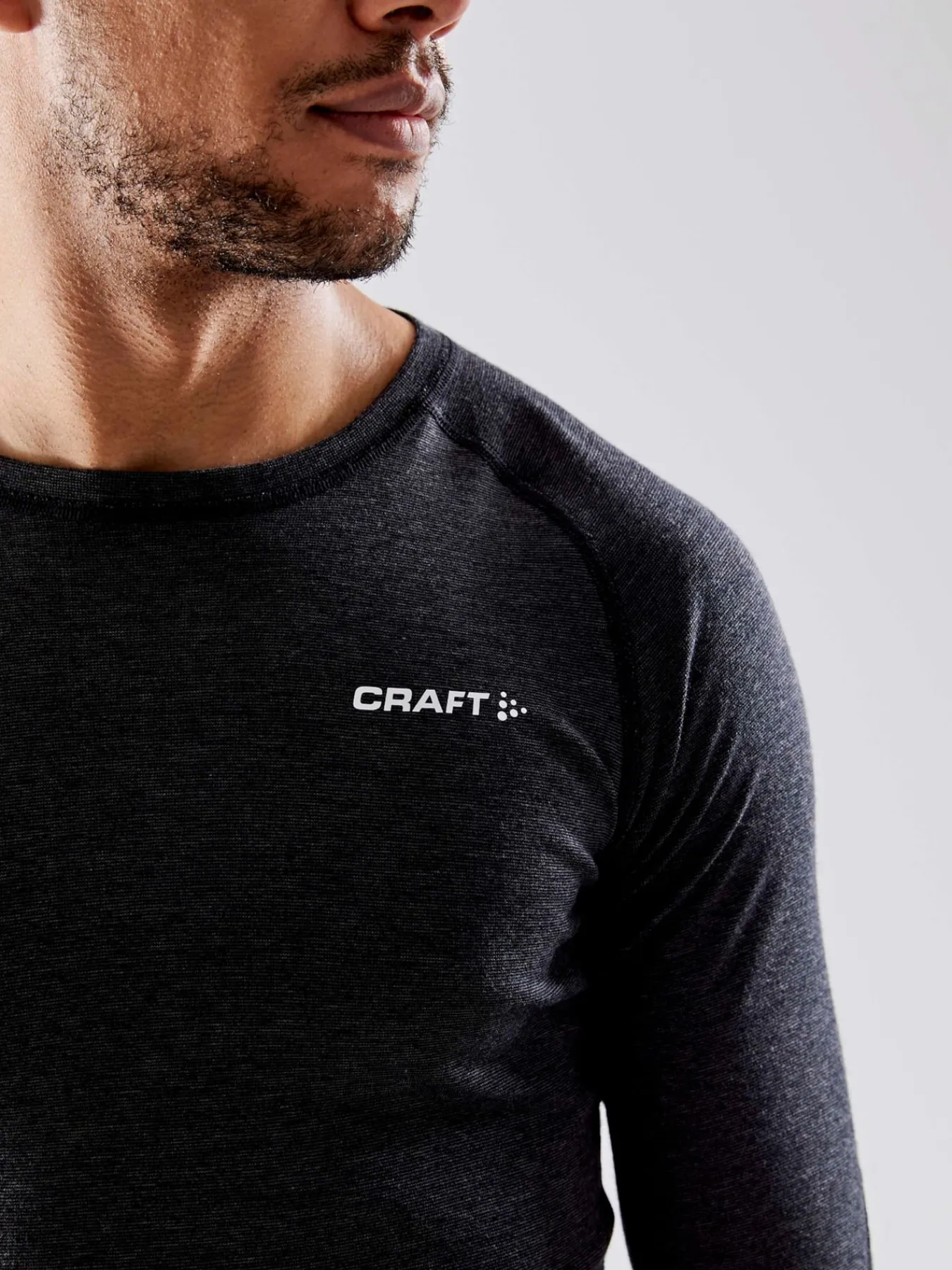 Ull- & Superundertøy|Ullundertøy>Craft Sportswear CORE Wool Merino Set M Black-Melange