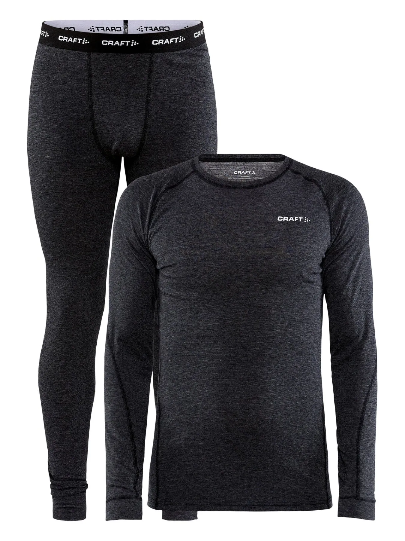 Ull- & Superundertøy|Ullundertøy>Craft Sportswear CORE Wool Merino Set M Black-Melange
