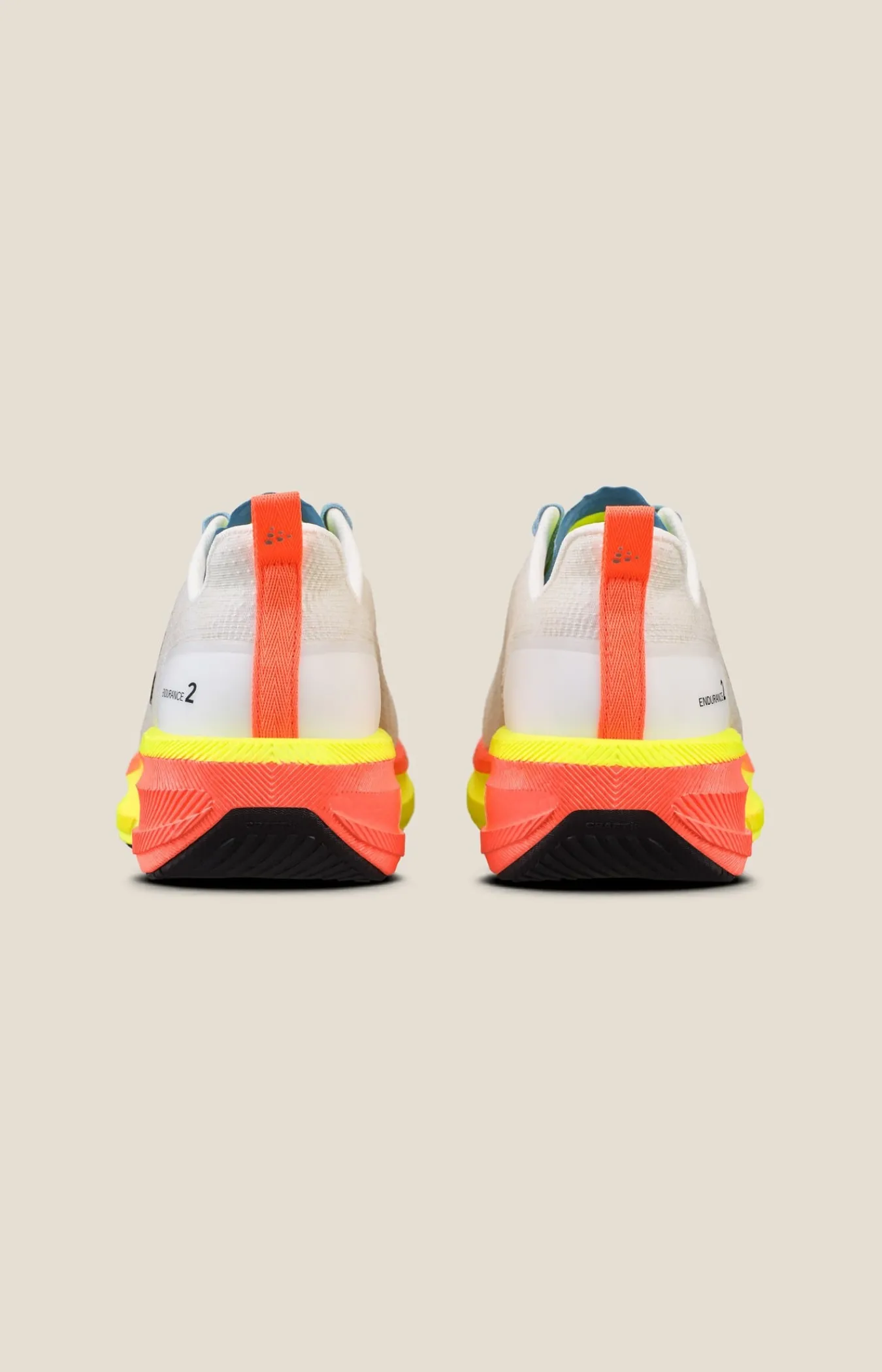 Løpesko Asfalt|Løping>Craft Sportswear Endurance 2 M Ash White/Shock