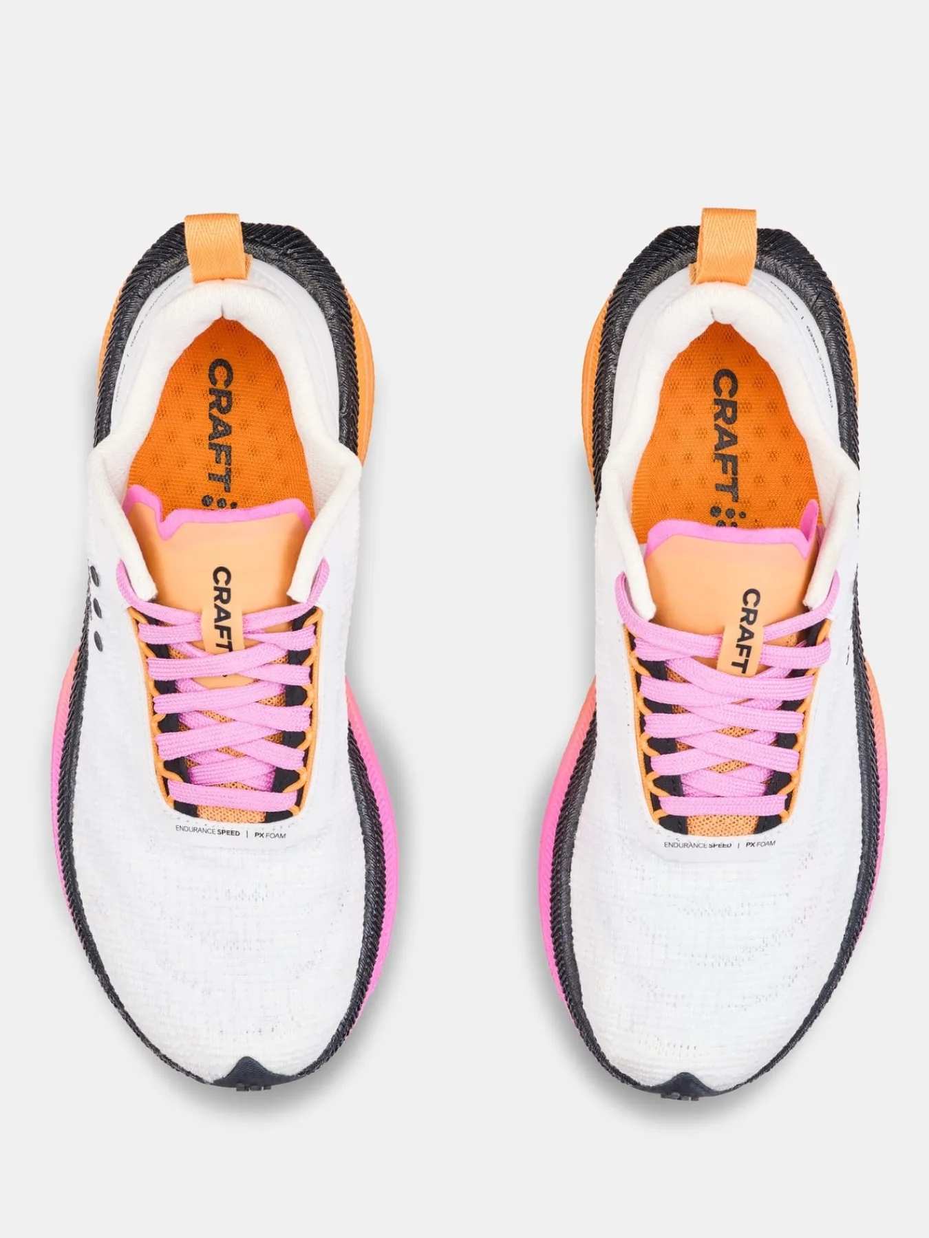 Løpesko Asfalt|Løping>Craft Sportswear Endurance 2 W Ash White-Fuchsia