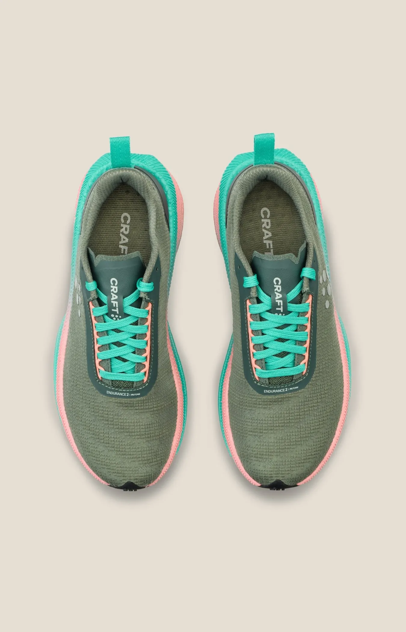 Løpesko Asfalt|Løping>Craft Sportswear Endurance 2 W Leaf/Eon