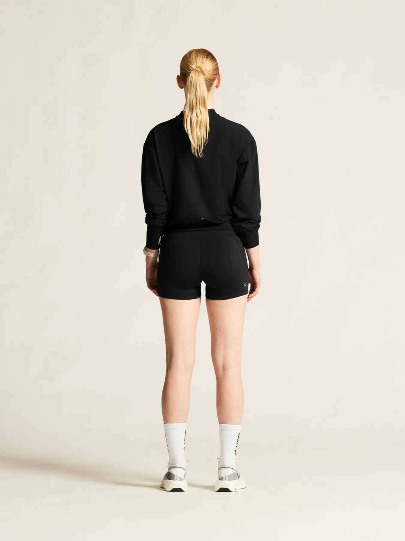 Tights|Løping>Craft Sportswear Essence Hotpants 3 W Sort